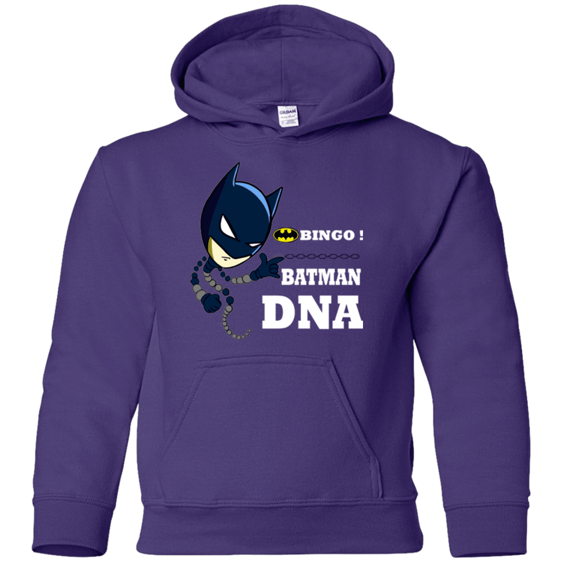 Sweatshirts Purple / YS Bingo Batman Youth Hoodie