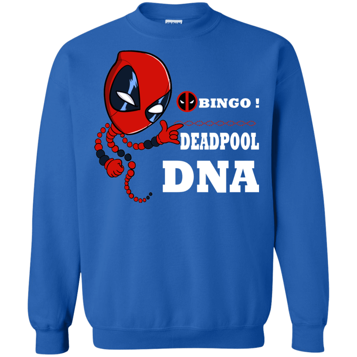 Sweatshirts Royal / S Bingo Deadpool Crewneck Sweatshirt