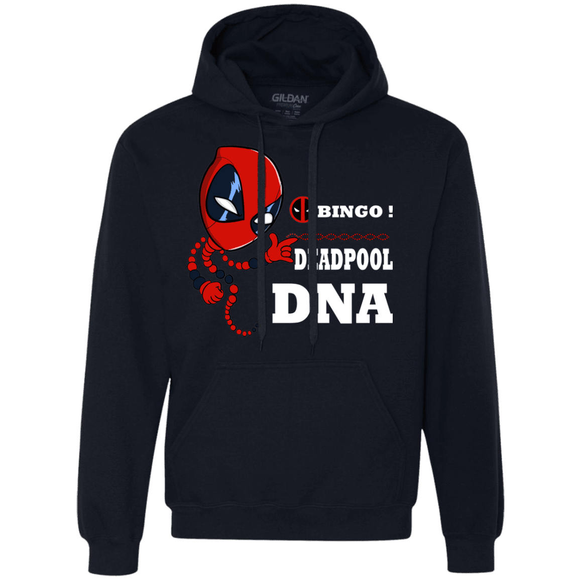 Sweatshirts Navy / S Bingo Deadpool Premium Fleece Hoodie