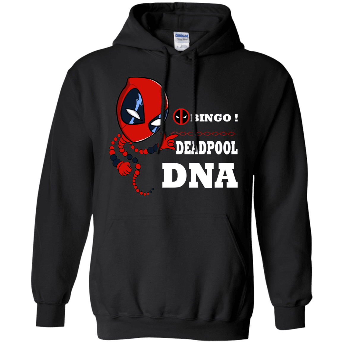 Sweatshirts Black / S Bingo Deadpool Pullover Hoodie