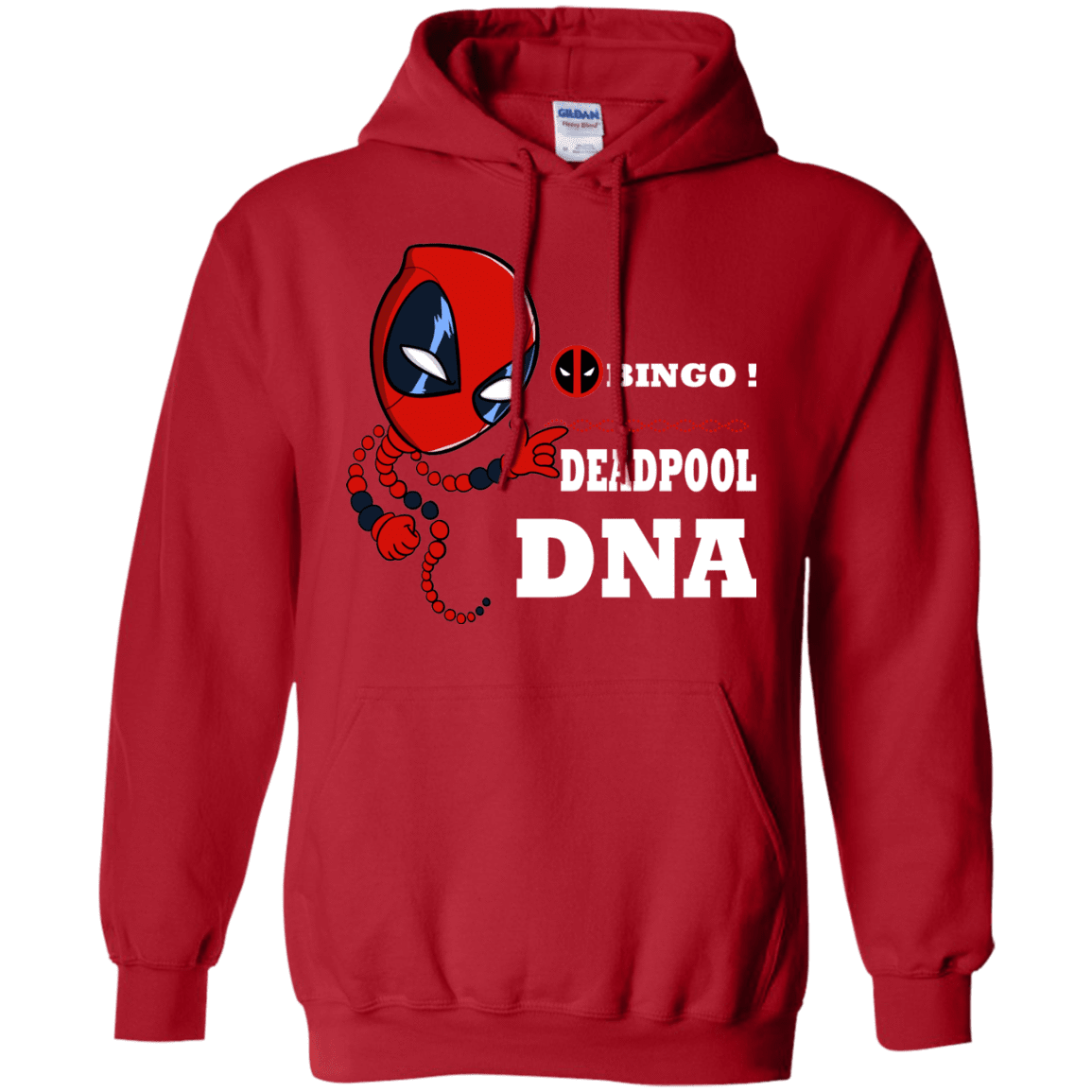 Sweatshirts Red / S Bingo Deadpool Pullover Hoodie