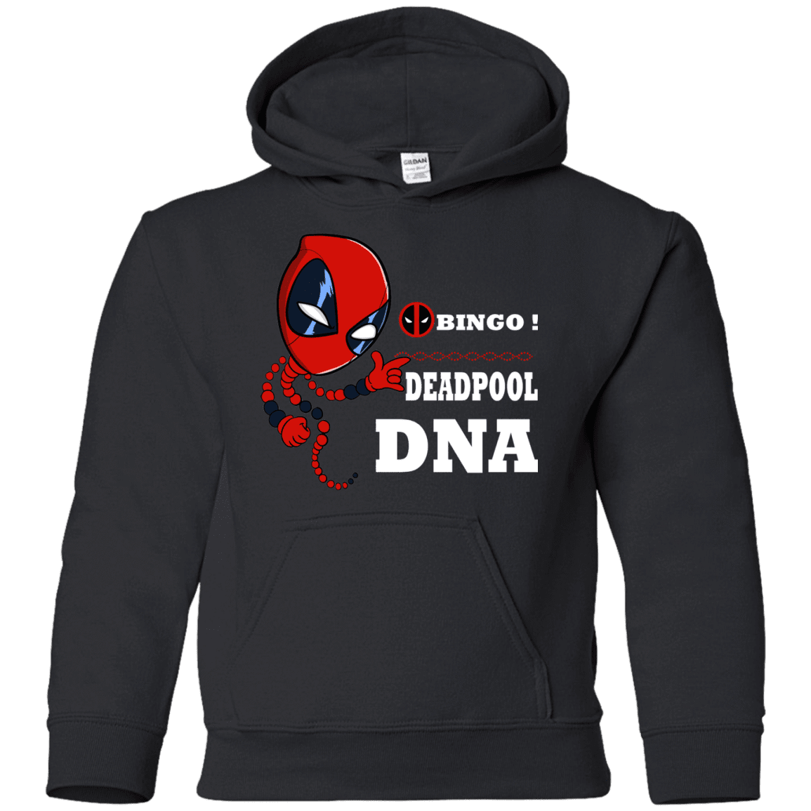 Sweatshirts Black / YS Bingo Deadpool Youth Hoodie