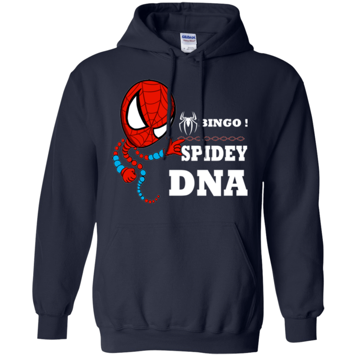 Sweatshirts Navy / Small Bingo Spidey Pullover Hoodie