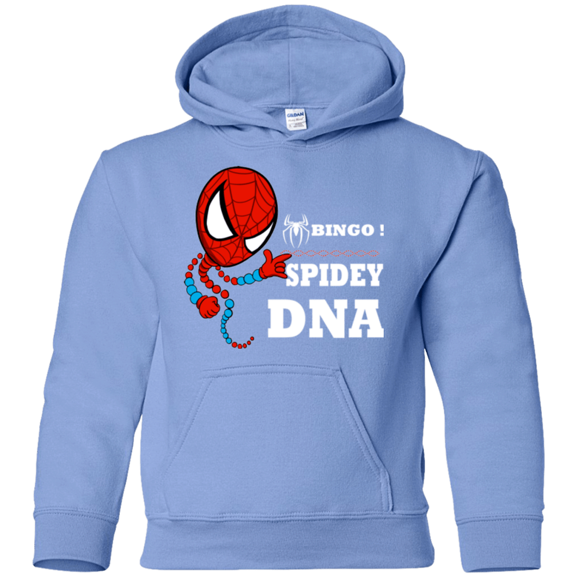 Sweatshirts Carolina Blue / YS Bingo Spidey Youth Hoodie