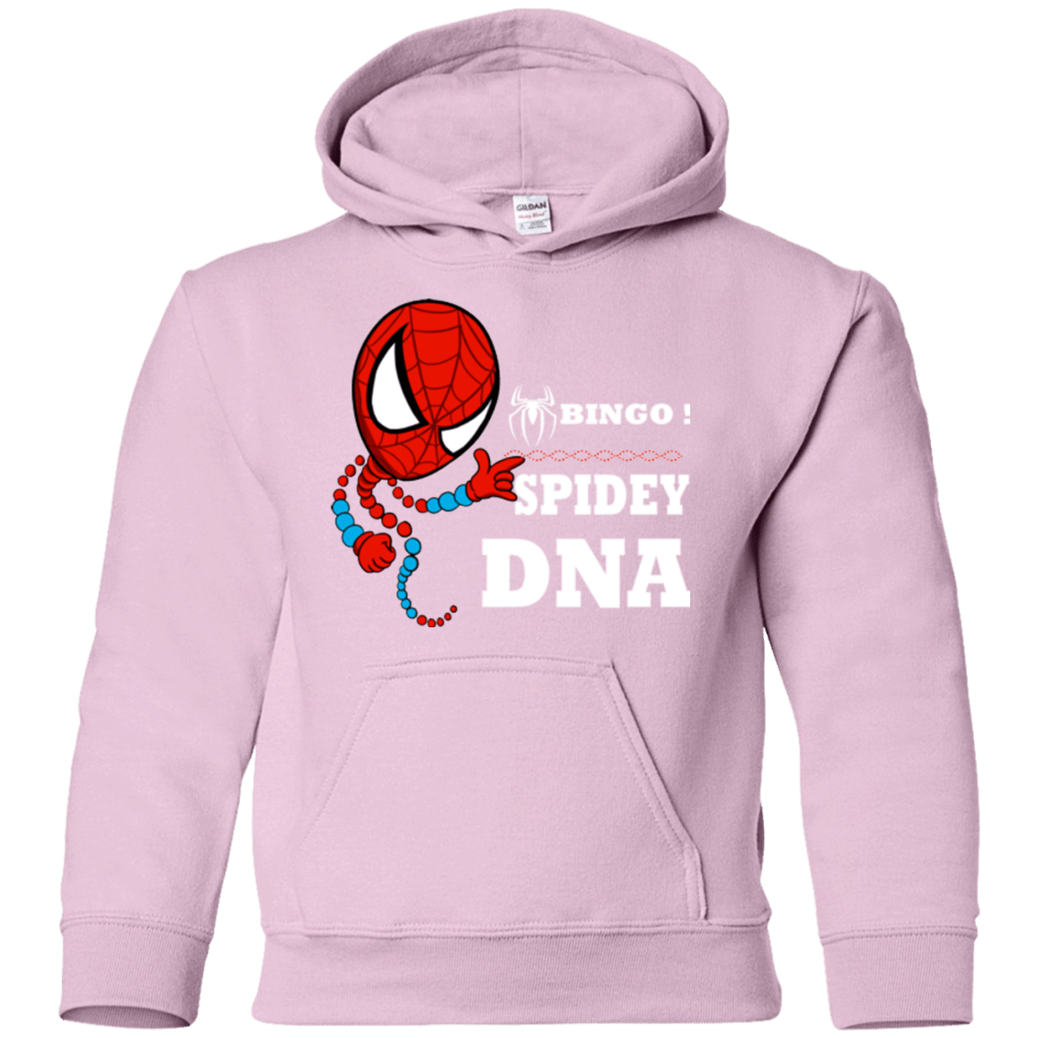 Sweatshirts Light Pink / YS Bingo Spidey Youth Hoodie