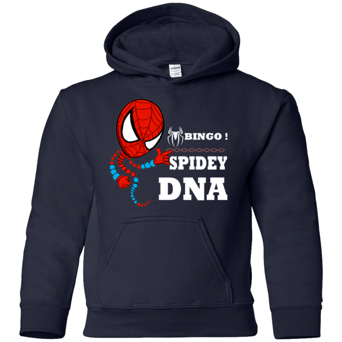 Sweatshirts Navy / YS Bingo Spidey Youth Hoodie