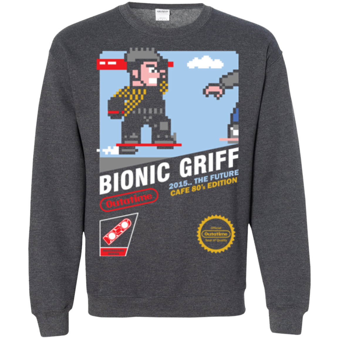 Sweatshirts Dark Heather / Small Bionic Griff Crewneck Sweatshirt