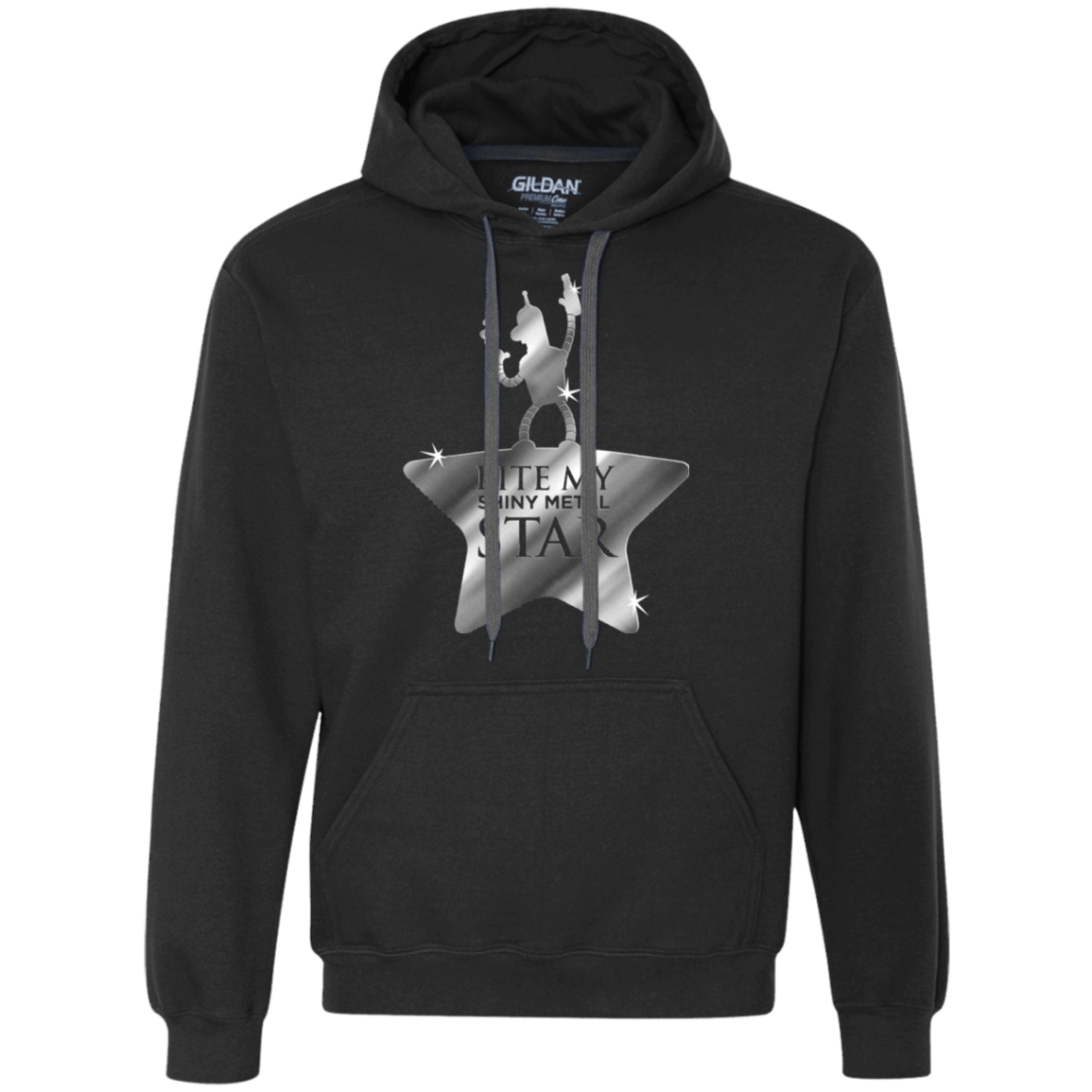 Sweatshirts Black / S Bite my Shiny Metal Star Premium Fleece Hoodie