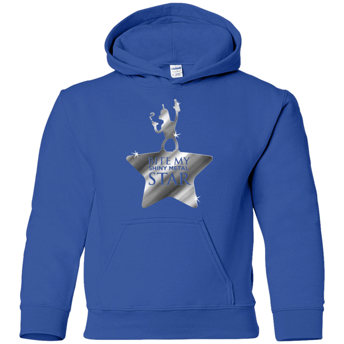 Sweatshirts Royal / YS Bite my Shiny Metal Star Youth Hoodie