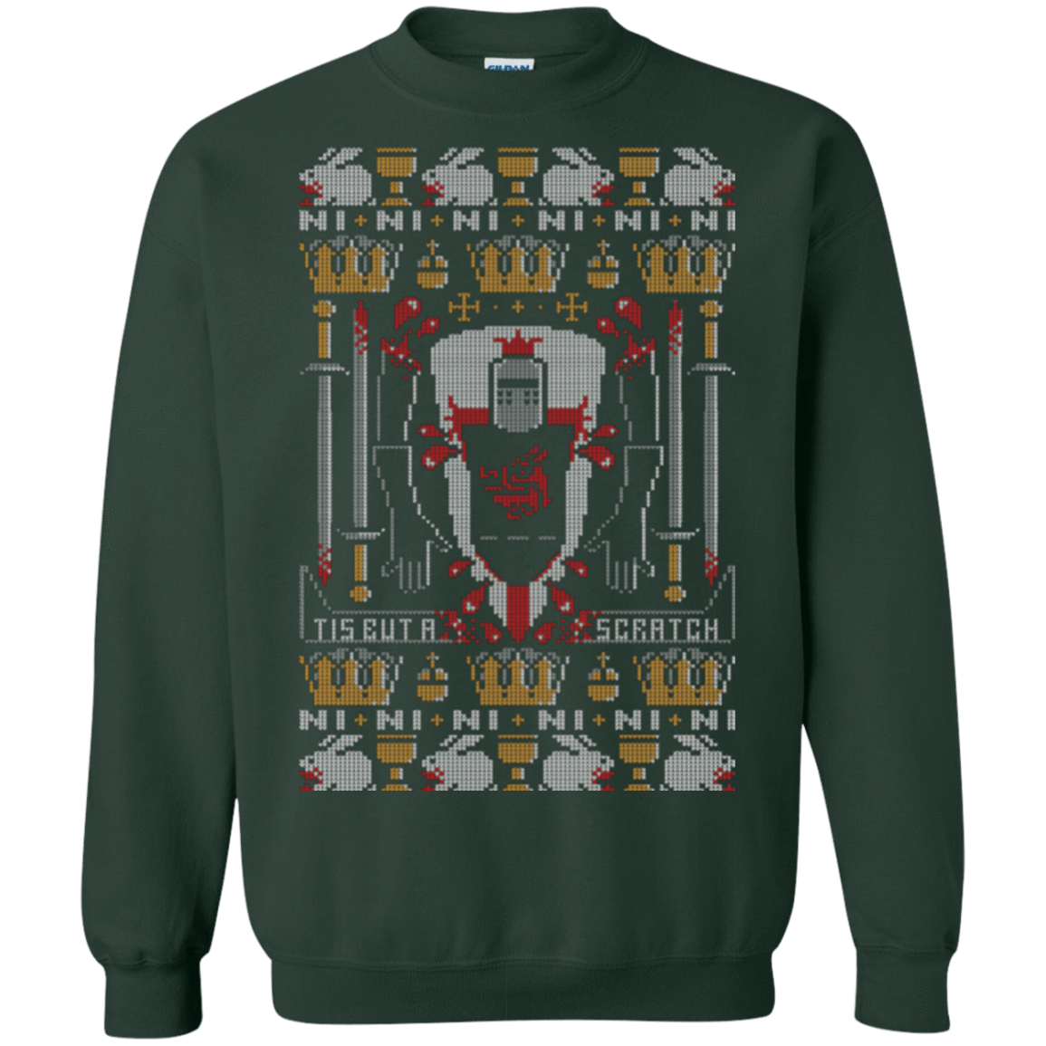 Sweatshirts Forest Green / Small Bite ya Legs Off Crewneck Sweatshirt