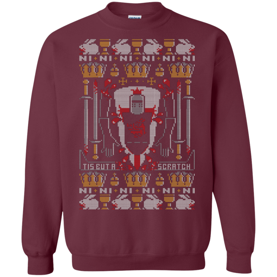 Sweatshirts Maroon / Small Bite ya Legs Off Crewneck Sweatshirt