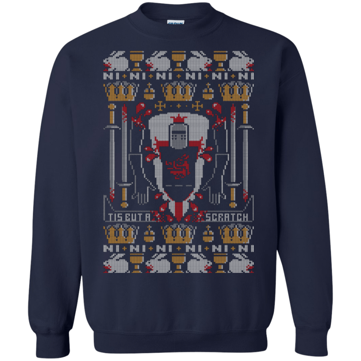 Sweatshirts Navy / Small Bite ya Legs Off Crewneck Sweatshirt