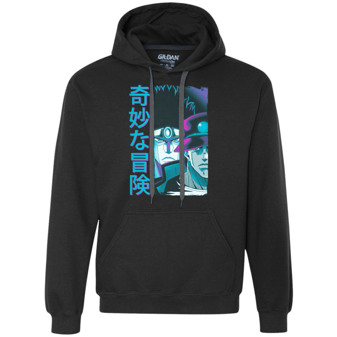 Sweatshirts Black / Small Bizarre Adventure Premium Fleece Hoodie