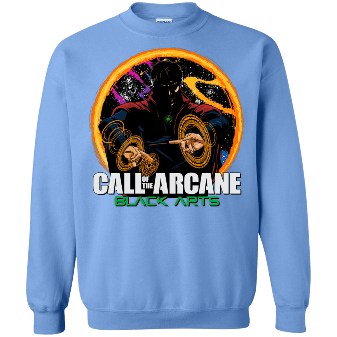 Sweatshirts Carolina Blue / Small Black arts Crewneck Sweatshirt