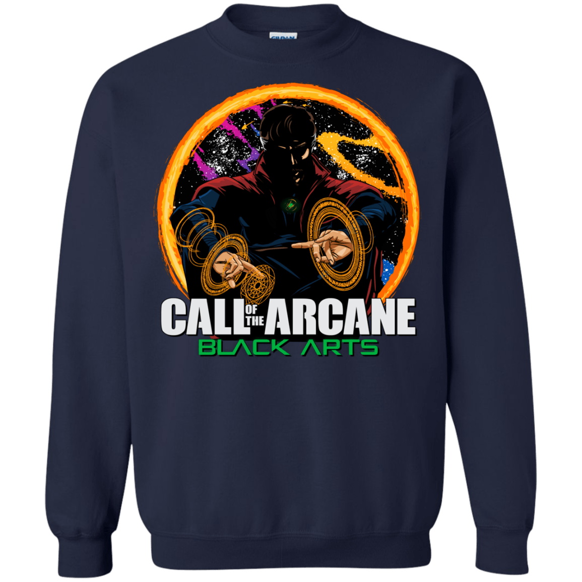 Sweatshirts Navy / Small Black arts Crewneck Sweatshirt