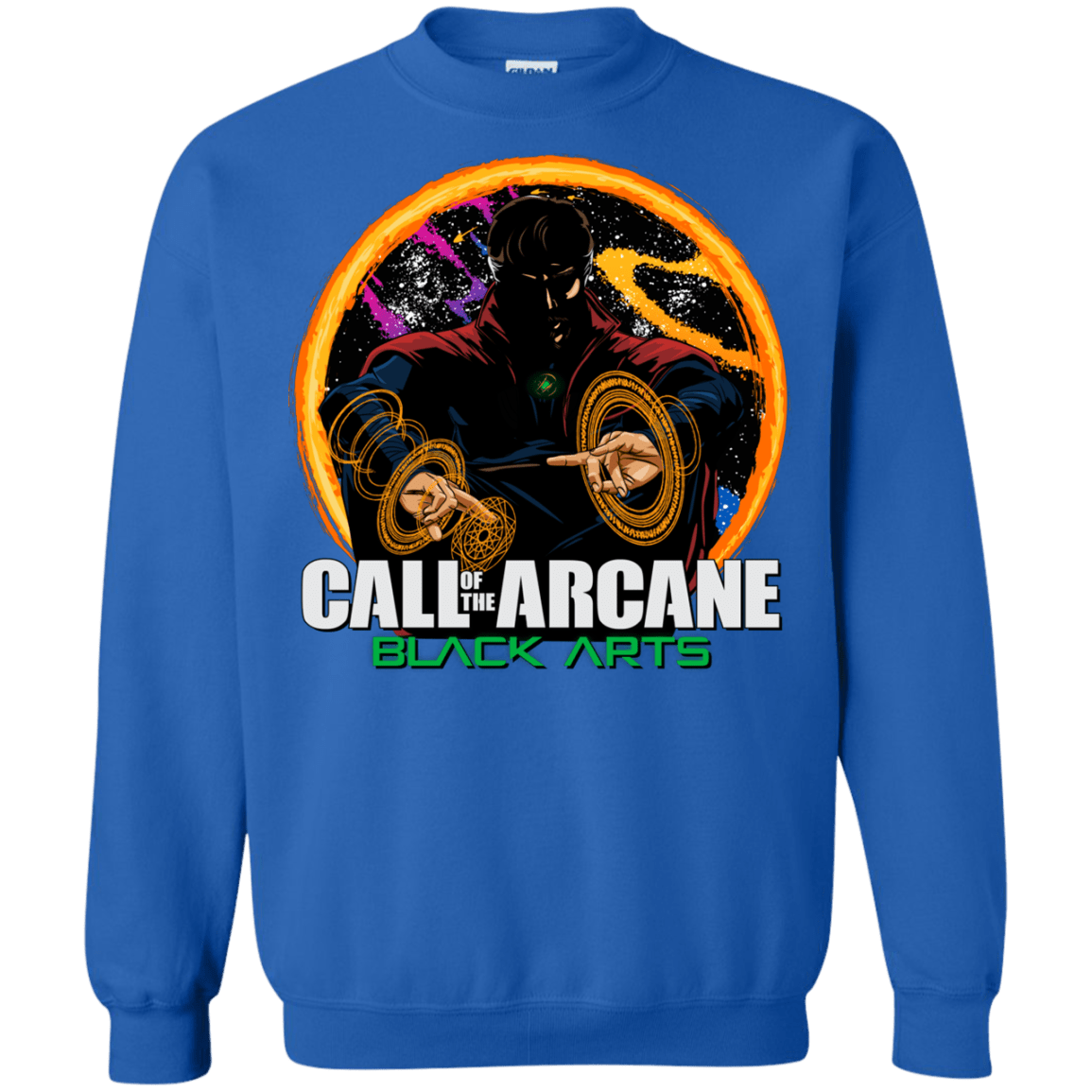 Sweatshirts Royal / Small Black arts Crewneck Sweatshirt