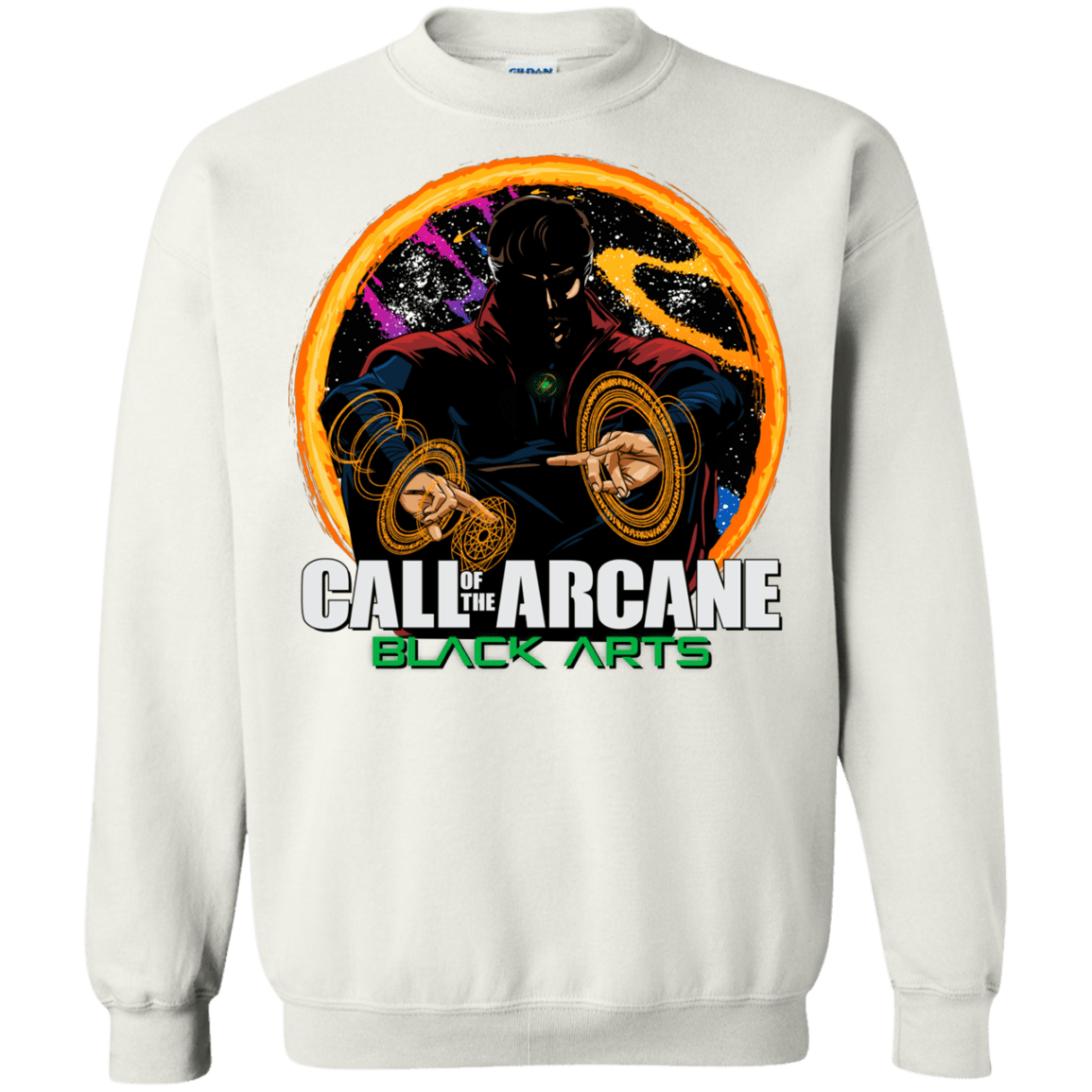 Sweatshirts White / Small Black arts Crewneck Sweatshirt