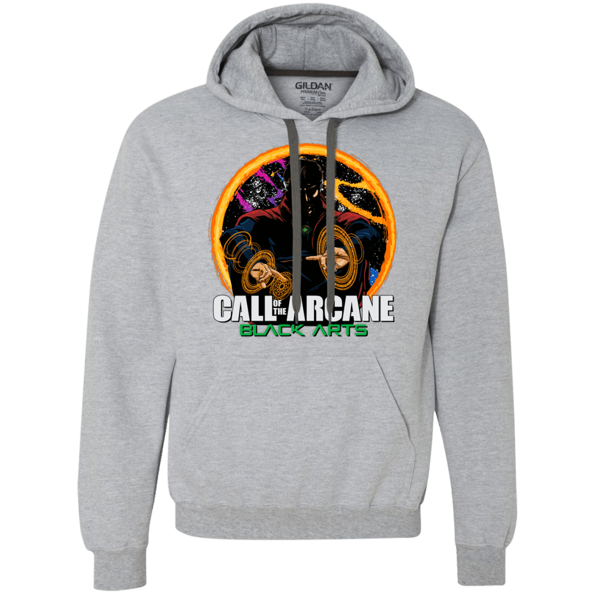 Sweatshirts Sport Grey / Small Black arts Premium Fleece Hoodie