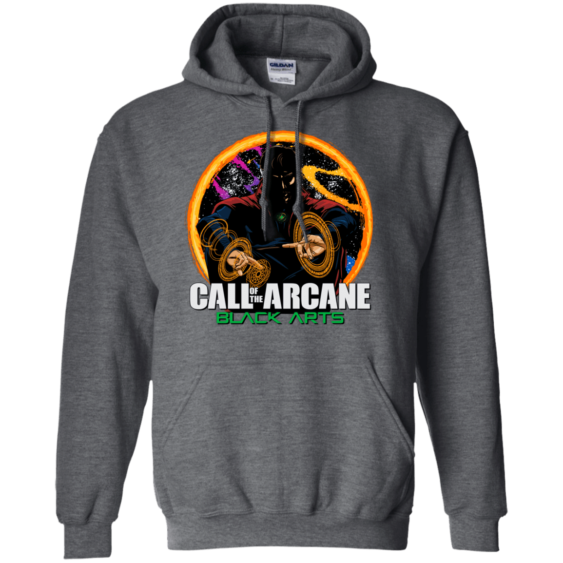 Sweatshirts Dark Heather / Small Black arts Pullover Hoodie