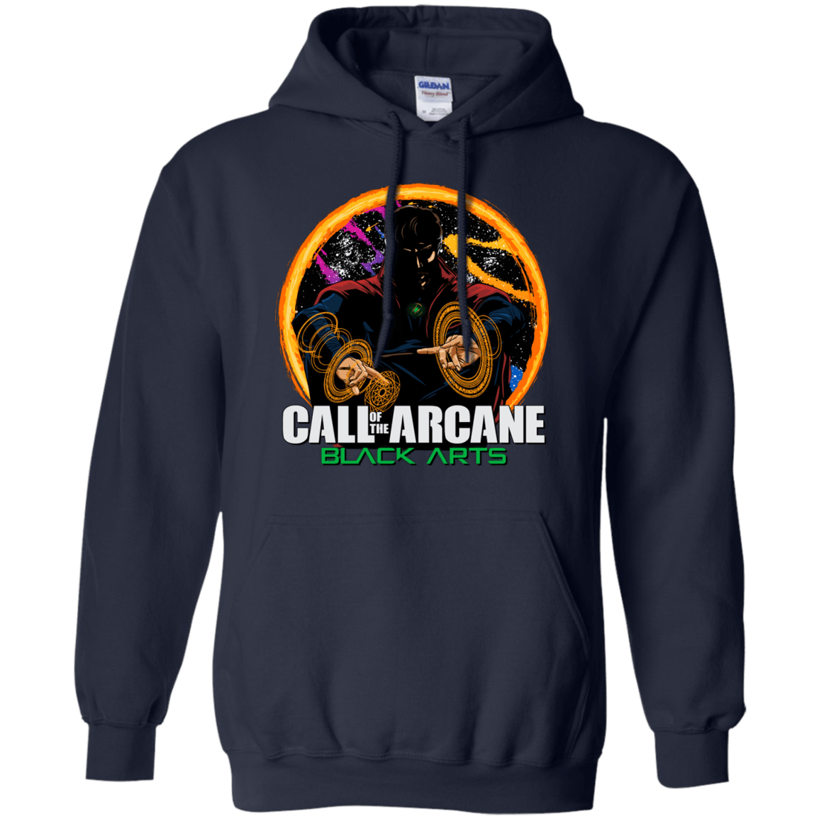 Sweatshirts Navy / Small Black arts Pullover Hoodie