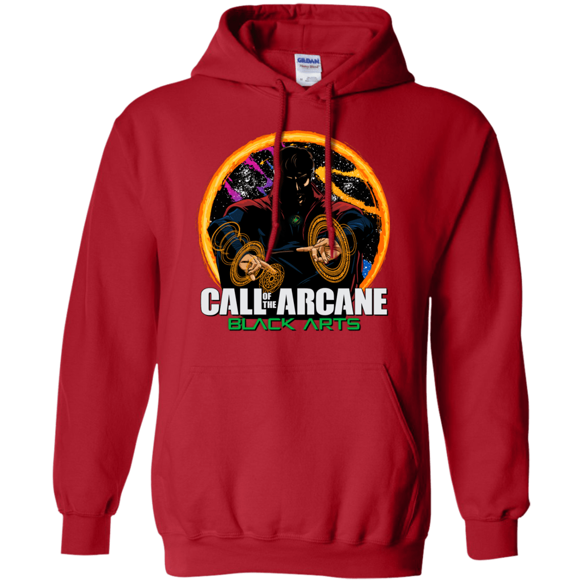 Sweatshirts Red / Small Black arts Pullover Hoodie