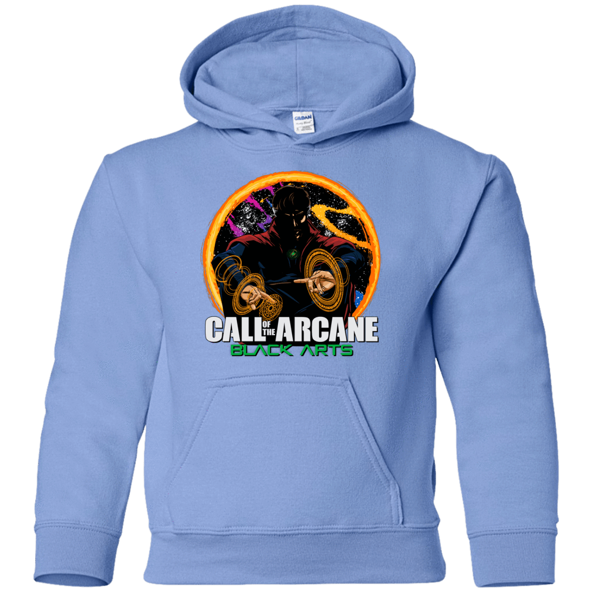 Sweatshirts Carolina Blue / YS Black arts Youth Hoodie
