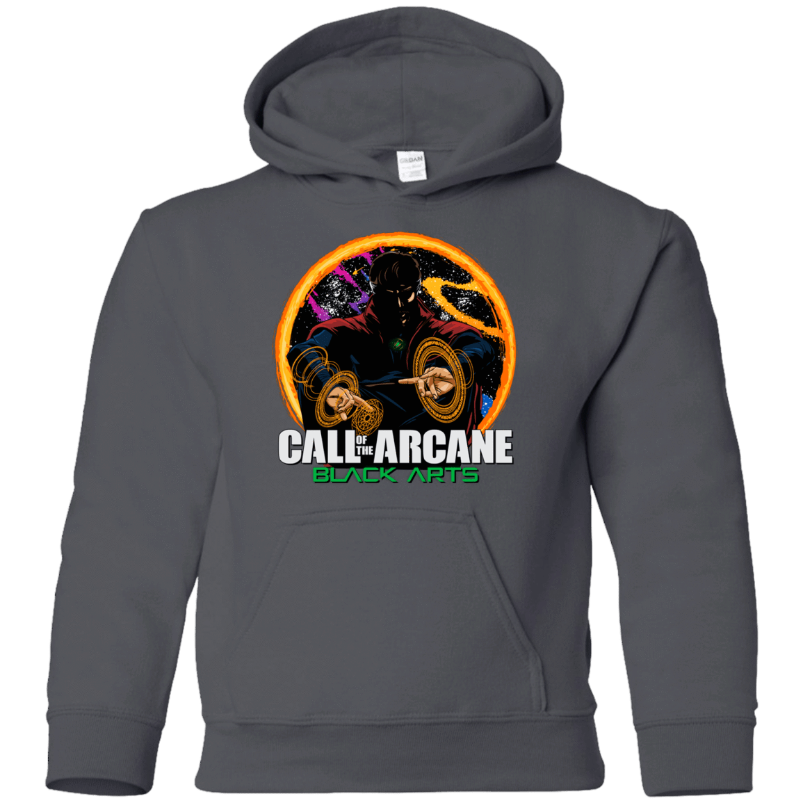 Sweatshirts Charcoal / YS Black arts Youth Hoodie