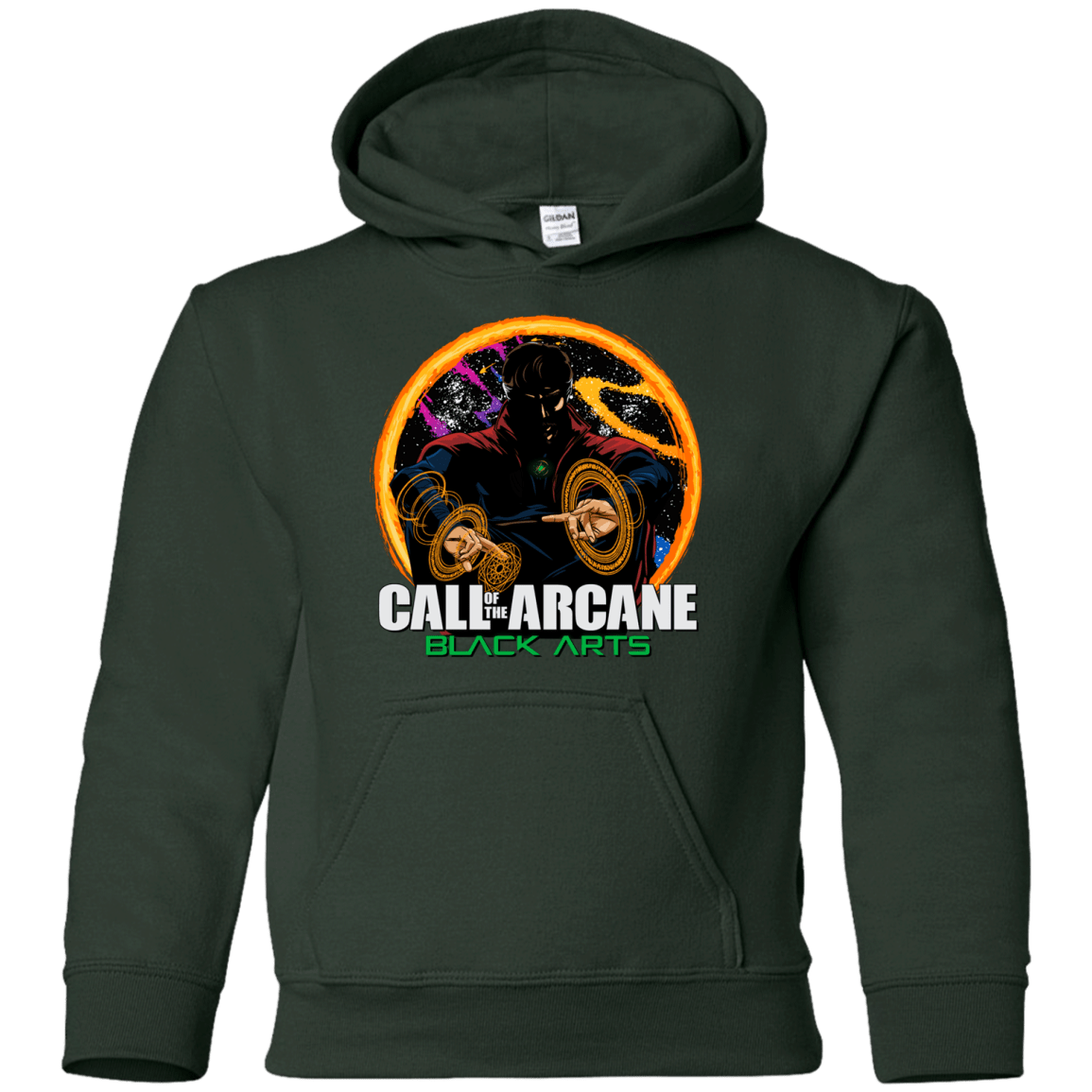 Sweatshirts Forest Green / YS Black arts Youth Hoodie