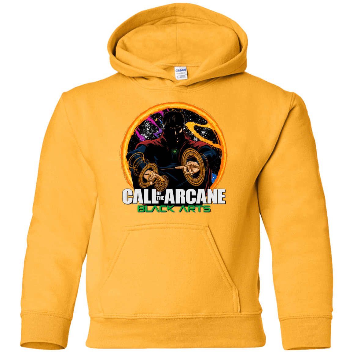 Sweatshirts Gold / YS Black arts Youth Hoodie