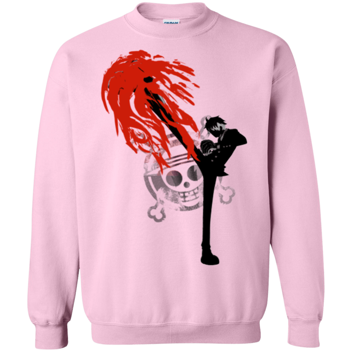 Sweatshirts Light Pink / Small Black leg 2 Crewneck Sweatshirt