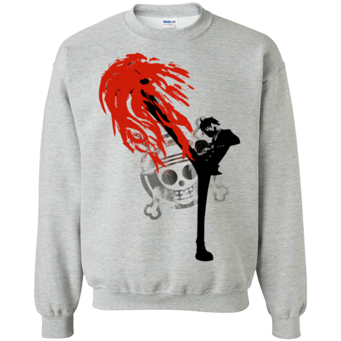 Sweatshirts Sport Grey / Small Black leg 2 Crewneck Sweatshirt