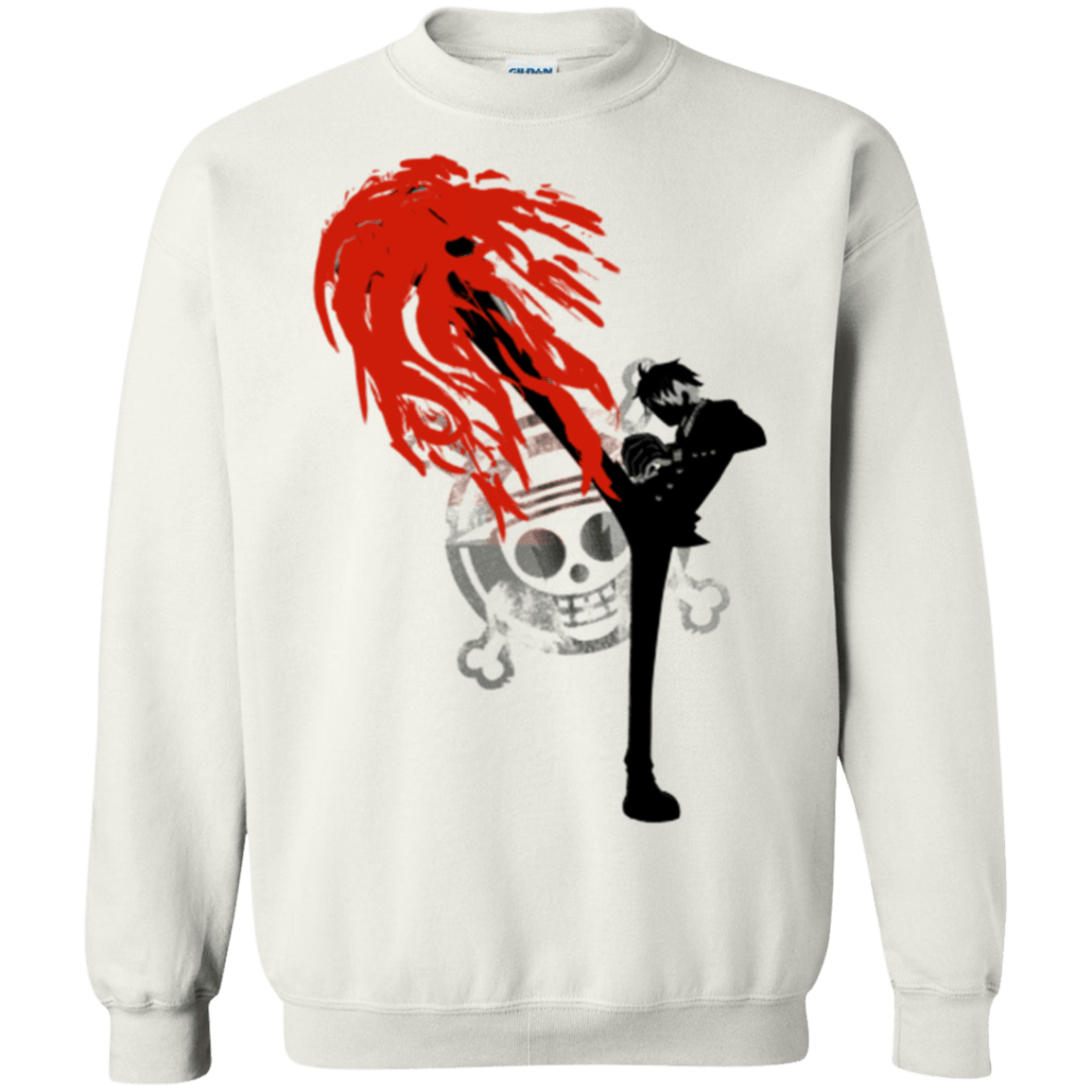 Sweatshirts White / Small Black leg 2 Crewneck Sweatshirt