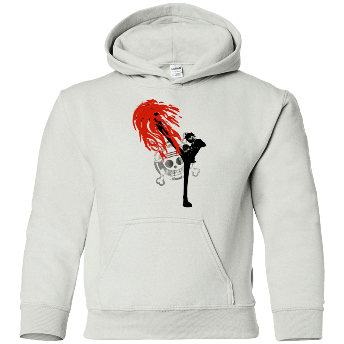 Sweatshirts White / YS Black leg 2 Youth Hoodie