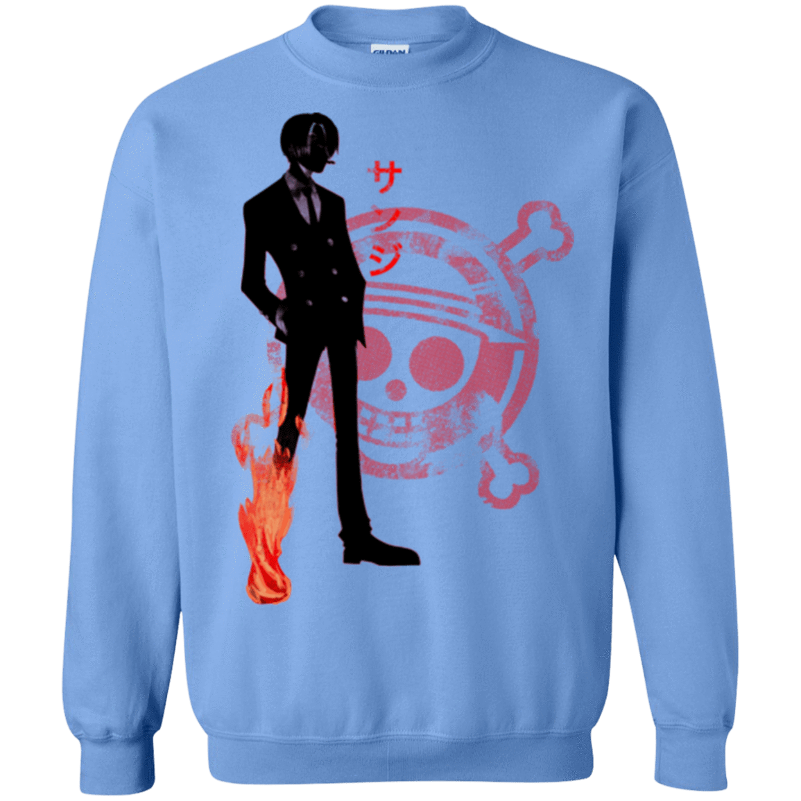Sweatshirts Carolina Blue / Small Black leg Crewneck Sweatshirt