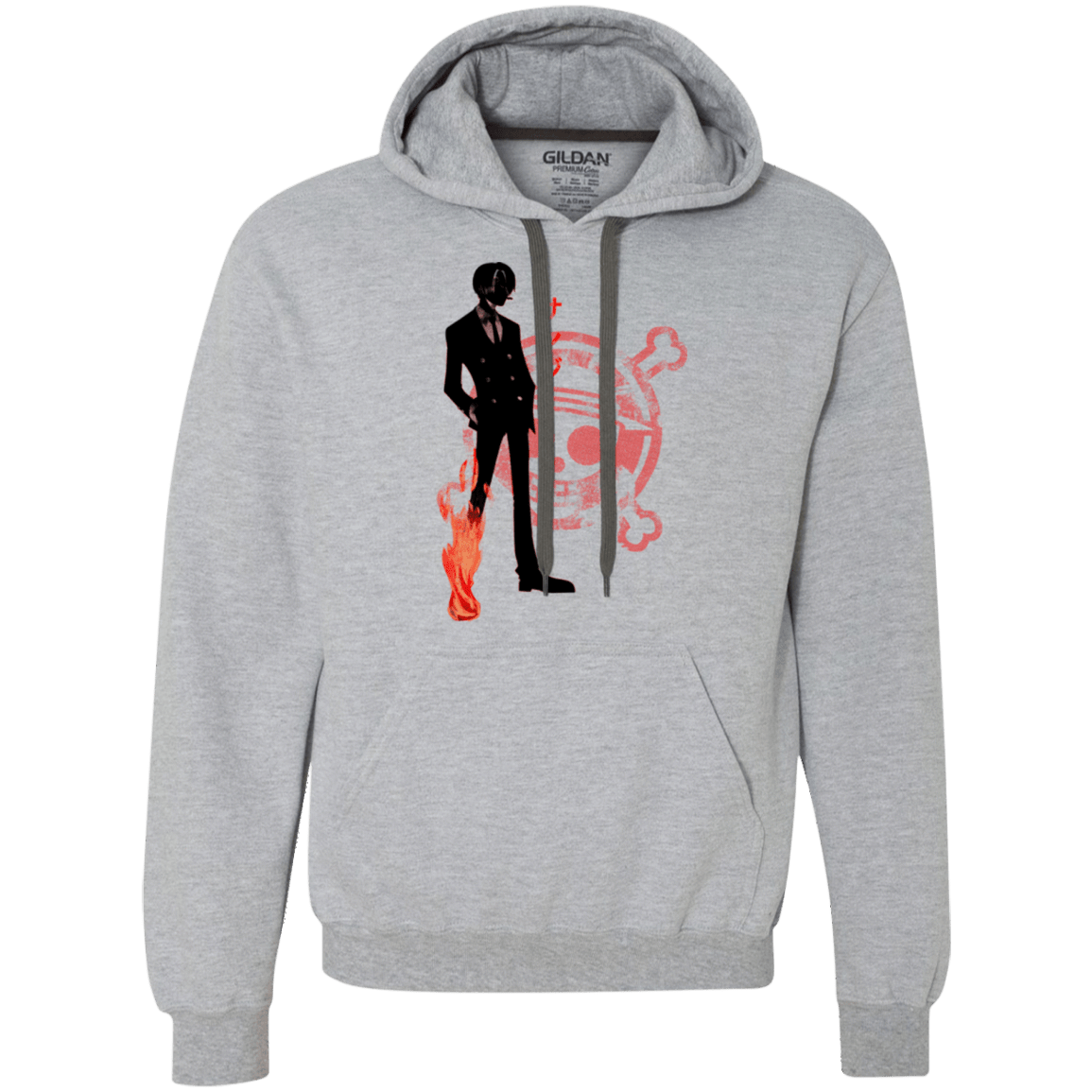 Sweatshirts Sport Grey / Small Black leg Premium Fleece Hoodie