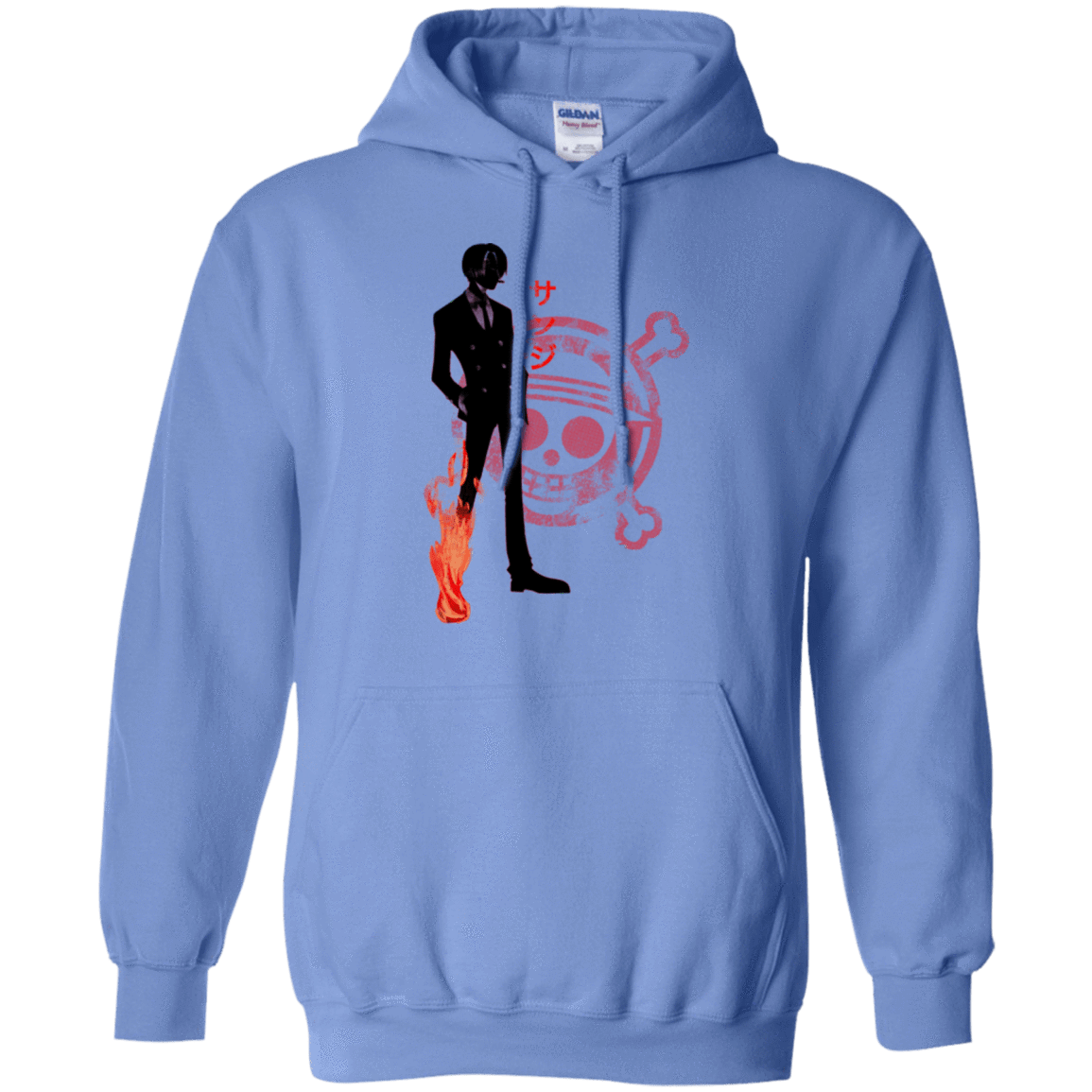 Sweatshirts Carolina Blue / Small Black leg Pullover Hoodie