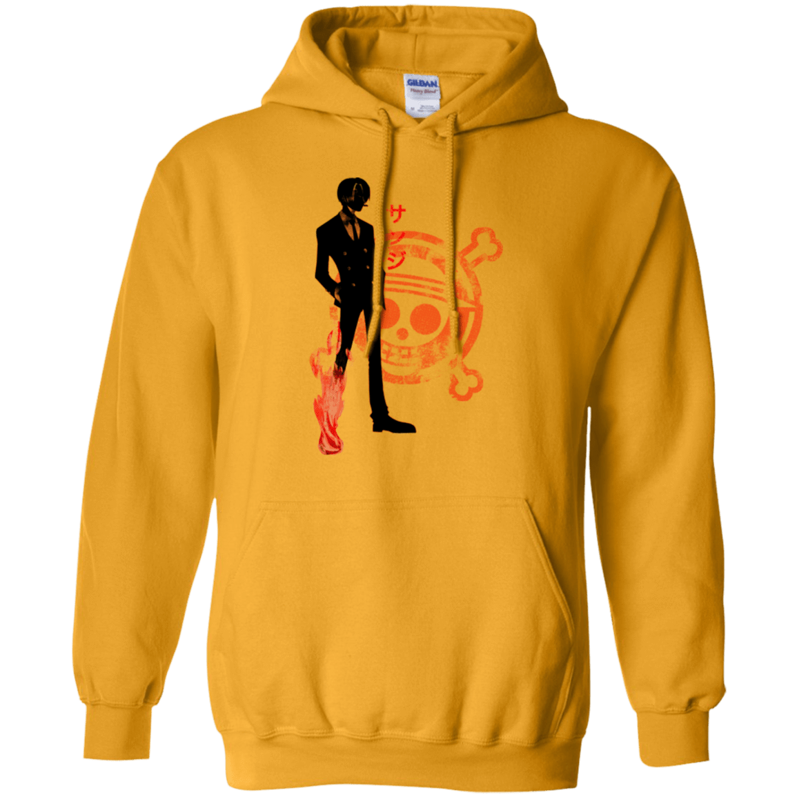 Sweatshirts Gold / Small Black leg Pullover Hoodie