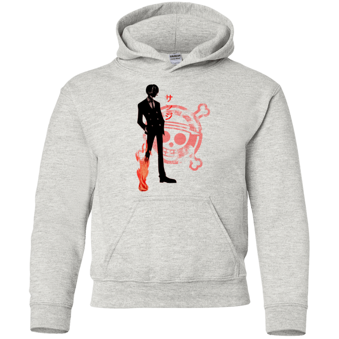 Sweatshirts Ash / YS Black leg Youth Hoodie