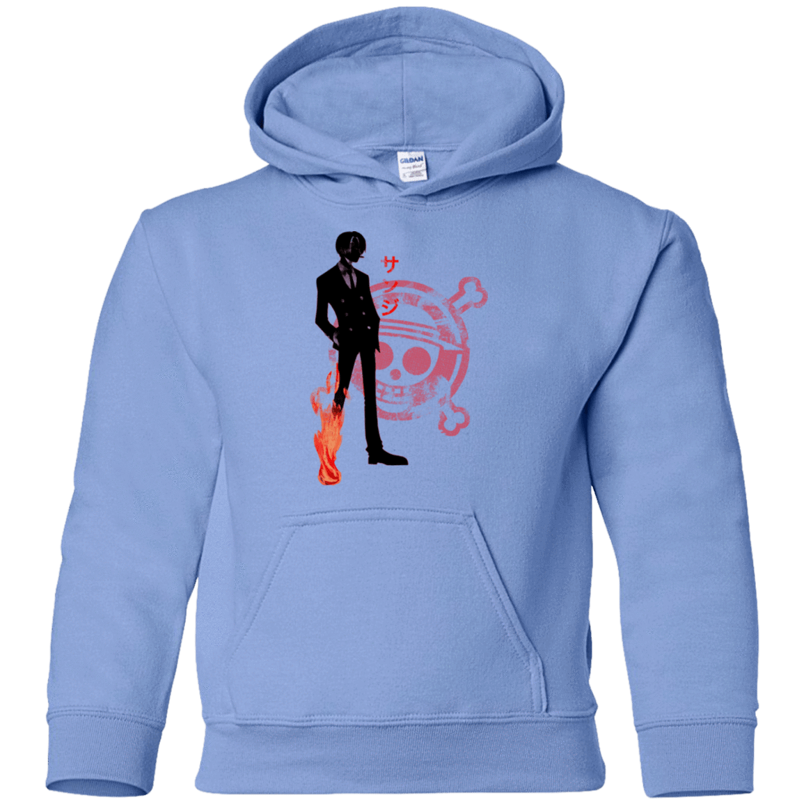 Sweatshirts Carolina Blue / YS Black leg Youth Hoodie