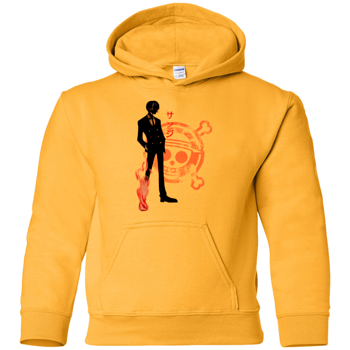 Sweatshirts Gold / YS Black leg Youth Hoodie