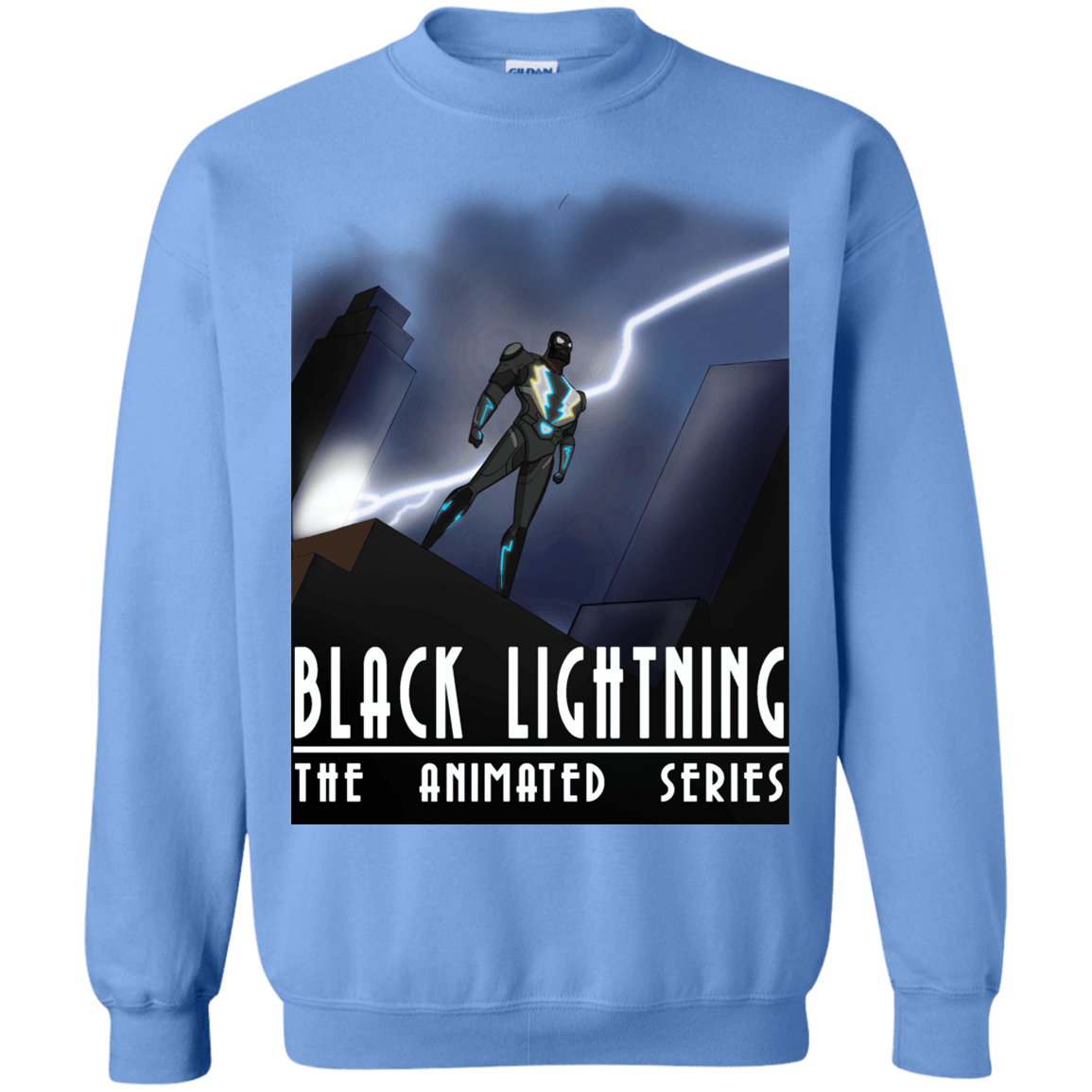 Sweatshirts Carolina Blue / S Black Lightning Series Crewneck Sweatshirt