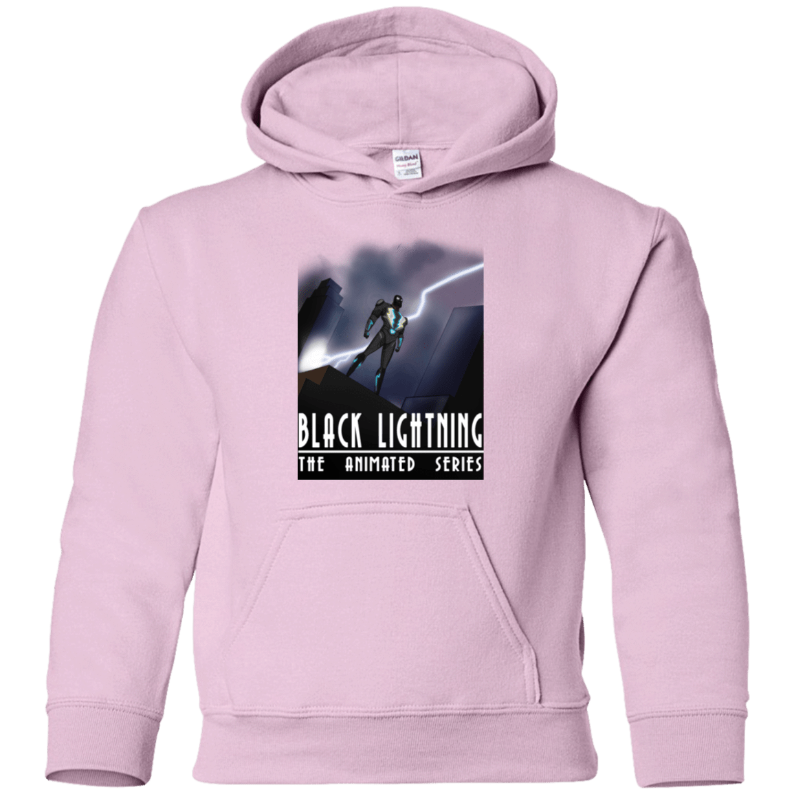 Sweatshirts Light Pink / YS Black Lightning Series Youth Hoodie