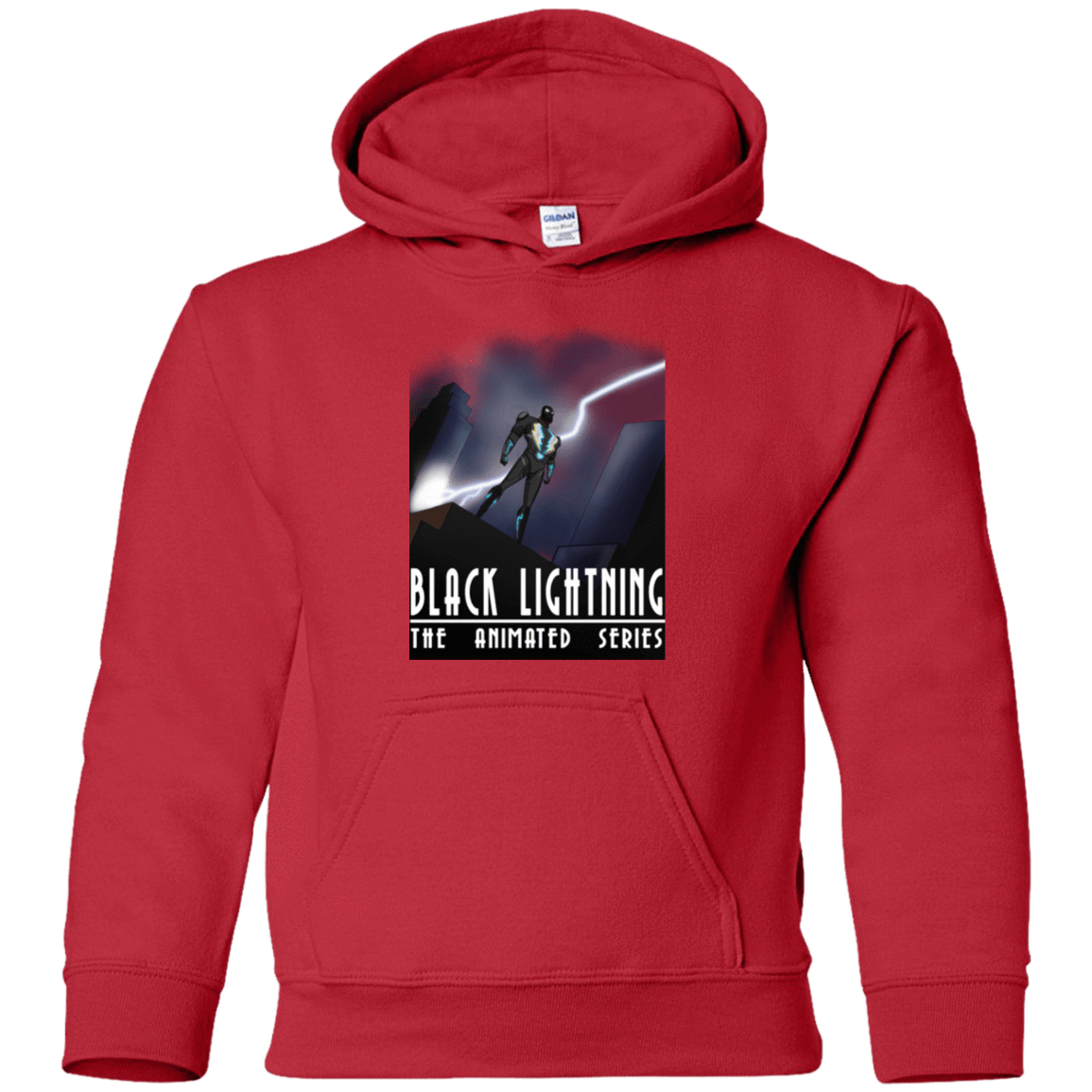 Sweatshirts Red / YS Black Lightning Series Youth Hoodie