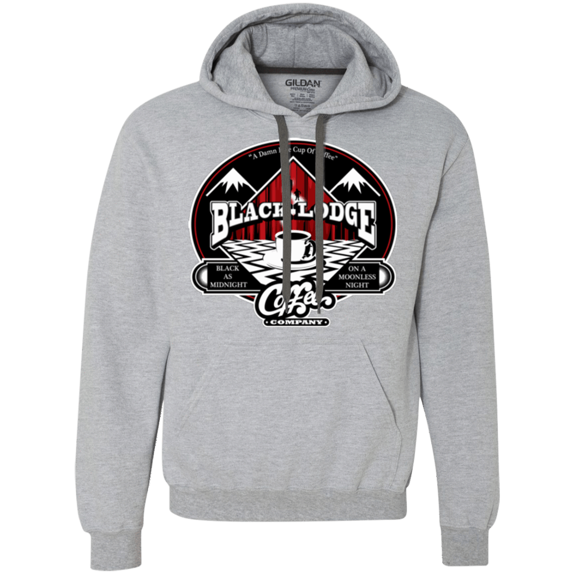 Sweatshirts Sport Grey / Small Black Lodge Coffee Company Premium Fleece Hoodie