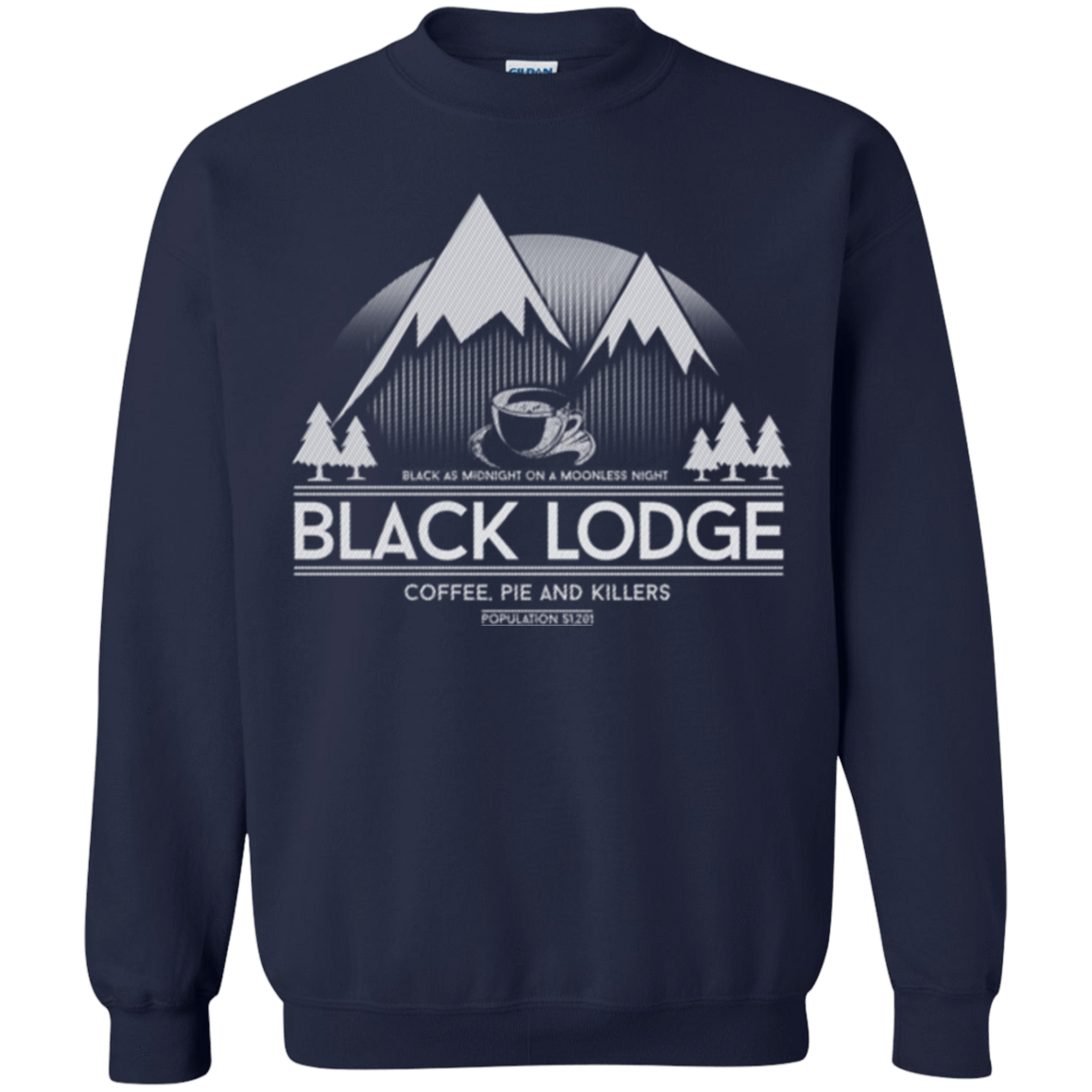 Sweatshirts Navy / Small Black Lodge Crewneck Sweatshirt