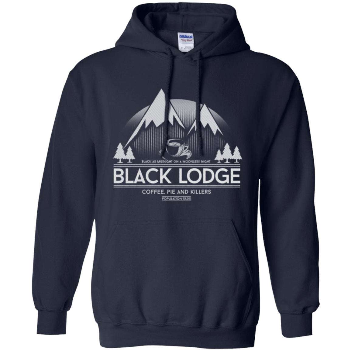 Sweatshirts Navy / Small Black Lodge Pullover Hoodie