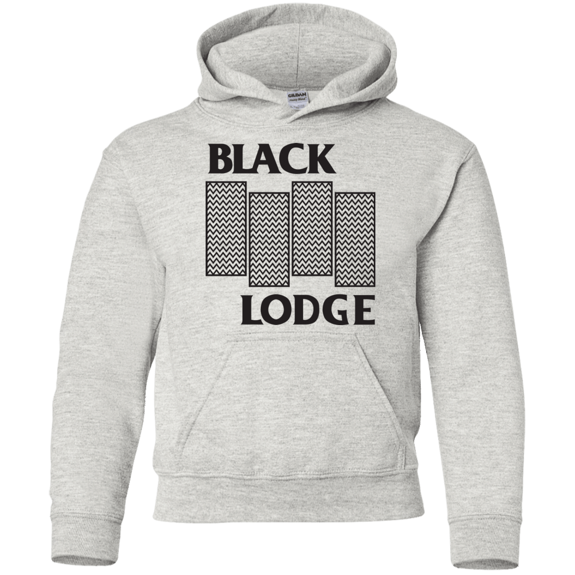 Sweatshirts Ash / YS BLACK LODGE Youth Hoodie