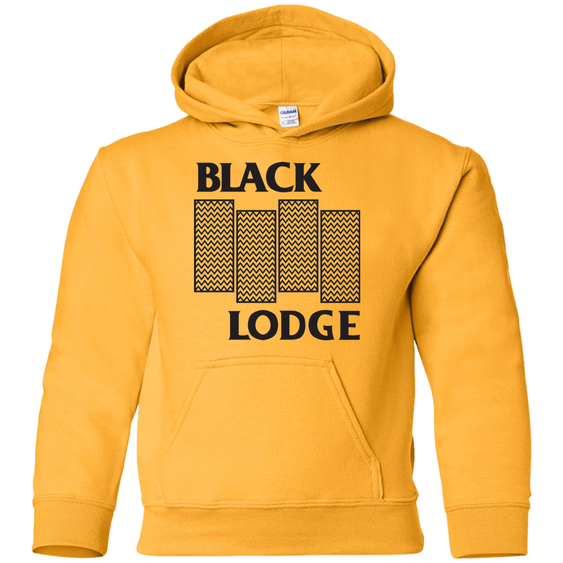 Sweatshirts Gold / YS BLACK LODGE Youth Hoodie