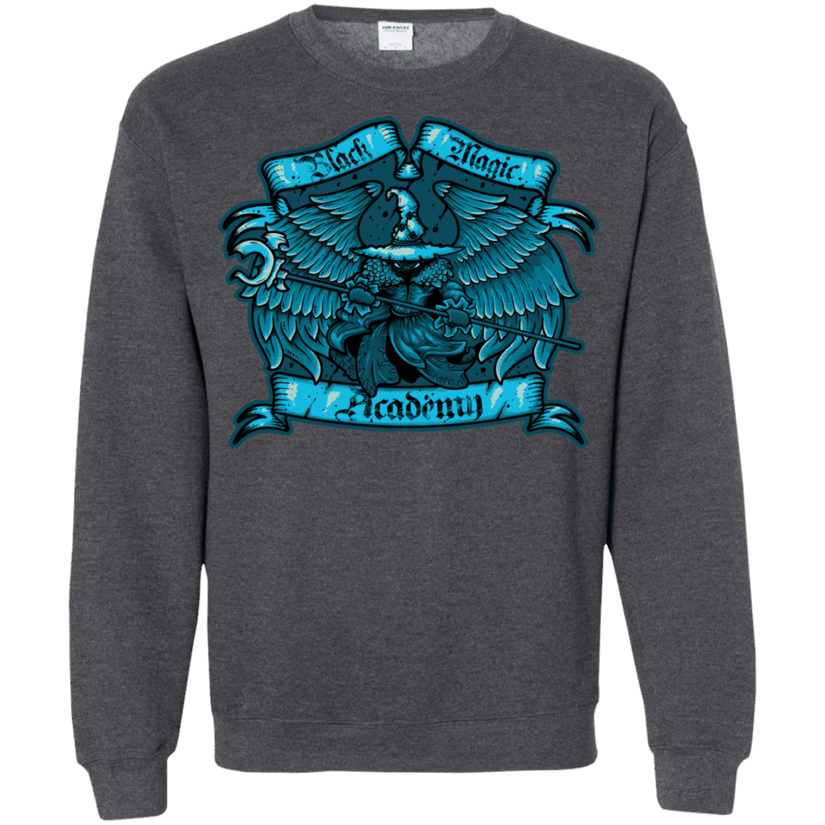 Sweatshirts Dark Heather / S Black Magic Academy Crewneck Sweatshirt