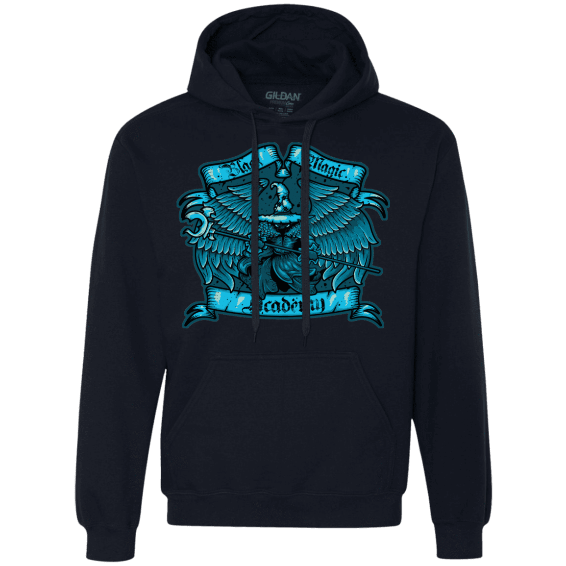 Sweatshirts Navy / S Black Magic Academy Premium Fleece Hoodie